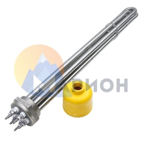 Блок ТЭН-10,0кВт, 220В (420мм.) G1 1/2" нерж/нерж (трубка + колпак) HF