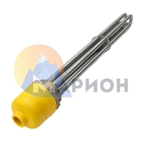 Блок ТЭН-6,0кВт 220В (320мм.) G1 1/2" нерж/латунь (трубка + колпак) HTH
