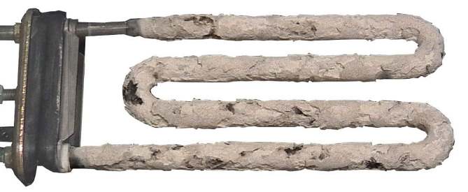 Электронагреватель со следами накипи